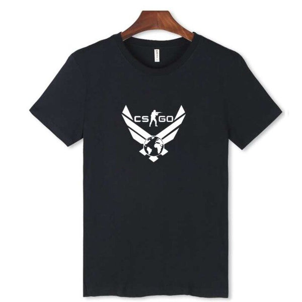 CS GO Trendy XXXL Black Short Sleeve SEAL TEAM T Shirt CS:GO T-shirt Men in Street wear Style Mens Hiphop Cotton Tees XXS