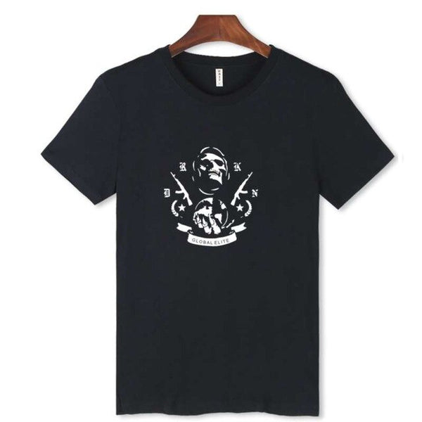 CS GO Trendy XXXL Black Short Sleeve SEAL TEAM T Shirt CS:GO T-shirt Men in Street wear Style Mens Hiphop Cotton Tees XXS