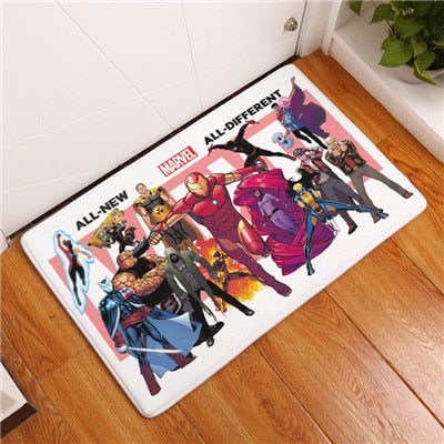 2017 New Anti-Slip Carpets Cartoon Personality Super Hero Fit Print Mats Bathroom Floor Kitchen Rugs 40x60or50x80cm