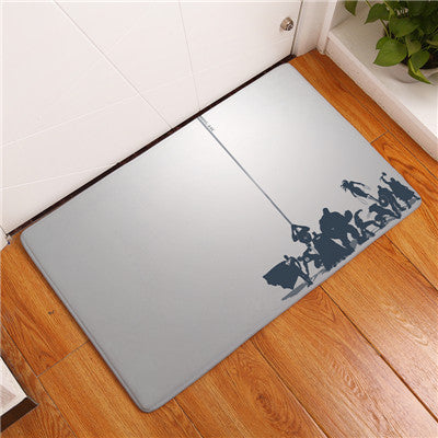 2017 New Anti-Slip Carpets Cartoon Personality Super Hero Fit Print Mats Bathroom Floor Kitchen Rugs 40x60or50x80cm