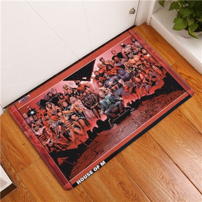 2017 New Anti-Slip Carpets Cartoon Personality Super Hero Fit Print Mats Bathroom Floor Kitchen Rugs 40x60or50x80cm