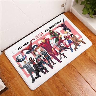2017 New Anti-Slip Carpets Cartoon Personality Super Hero Fit Print Mats Bathroom Floor Kitchen Rugs 40x60or50x80cm