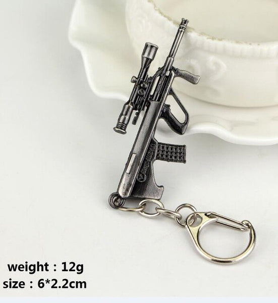 Hot Games CSGO Guns Ak47 Weapon Keychains Gun CS GO Key Holders Llaveros For Men Chaveiro Porte Clef For Russian Fan