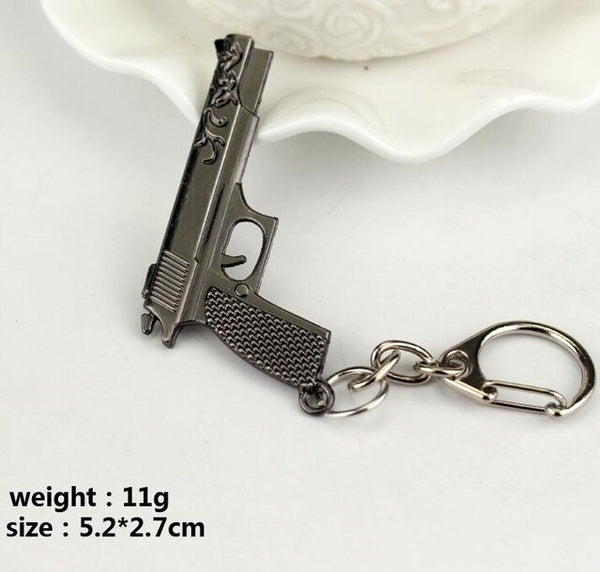 Hot Games CSGO Guns Ak47 Weapon Keychains Gun CS GO Key Holders Llaveros For Men Chaveiro Porte Clef For Russian Fan