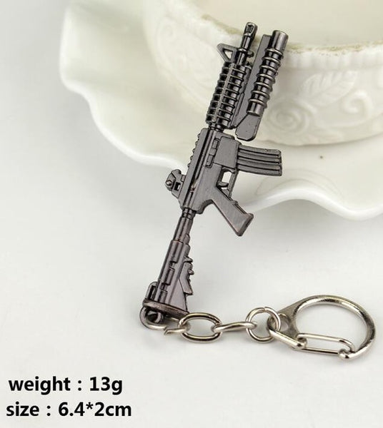 Hot Games CSGO Guns Ak47 Weapon Keychains Gun CS GO Key Holders Llaveros For Men Chaveiro Porte Clef For Russian Fan