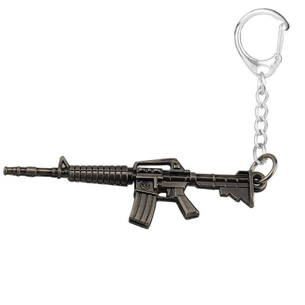 Hot Games CSGO Guns Ak47 Weapon Keychains Gun CS GO Key Holders Llaveros For Men Chaveiro Porte Clef For Russian Fan