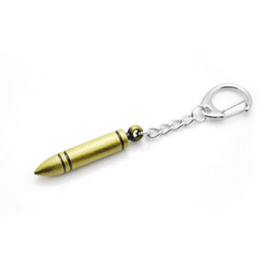 New Fashion Trinkets Top Quality  Alloy Gun Bullet Keyring Men's Creative Gifts CF FireWire Cs Go Original Jewelry Car keychain