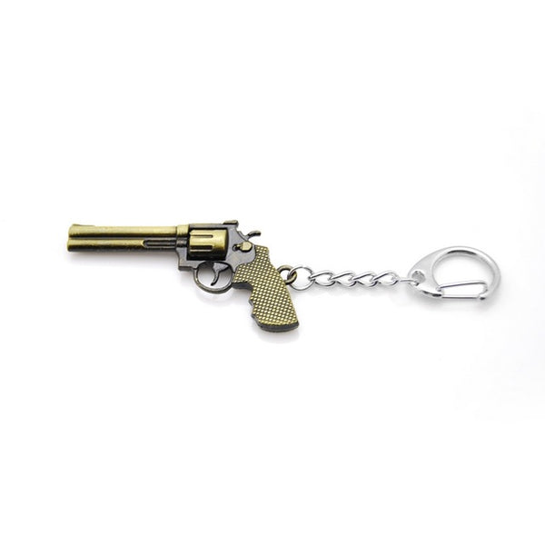 Original new Novelty Counter Strike Revolver Guns Keychain Men Trinket CS GO Awp Rifle Sniper Key Ring Jewelry Souvenirs Gift