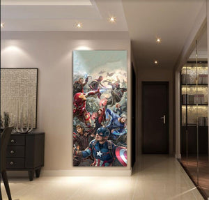 Canvas HD Printed Movie Poster Painting 3 Pieces Modern Avengers Figure Home Decor For Living Room Wall Art Pictures Framework