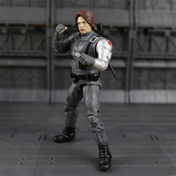 Iron Man Captain America Black Panther Winter Soldier Ant-Man  Falcon Scarlet Witch Vision Hawkeye Action Figure Model Toys N033