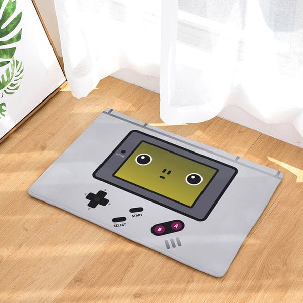 Retro Entrance Mat Waterproof Anti-Slip Doormat Game Play Camera Printed Carpets Bedroom Rugs Decorative Stair Mats Home Decor