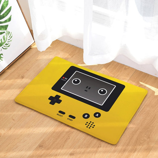Retro Entrance Mat Waterproof Anti-Slip Doormat Game Play Camera Printed Carpets Bedroom Rugs Decorative Stair Mats Home Decor
