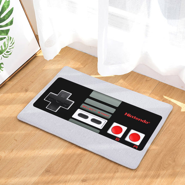 Retro Entrance Mat Waterproof Anti-Slip Doormat Game Play Camera Printed Carpets Bedroom Rugs Decorative Stair Mats Home Decor