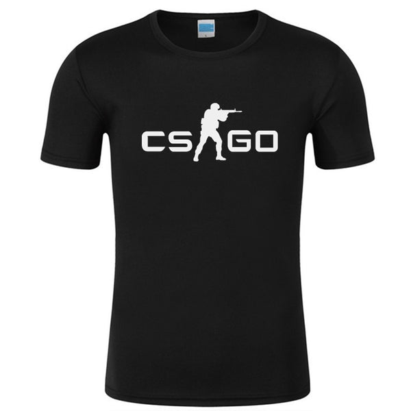 CS GO Gamers Men T shirt 2018 summer new csgo men t-shirt high quality quick dry male top tees brand clothing hip hop tops