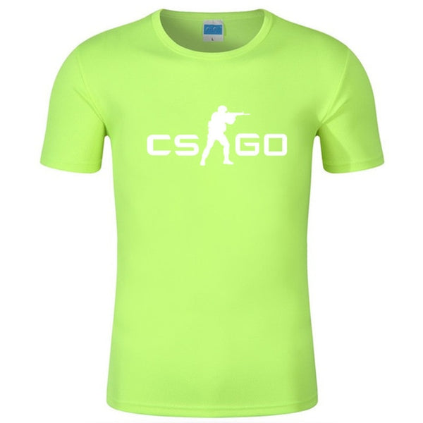 CS GO Gamers Men T shirt 2018 summer new csgo men t-shirt high quality quick dry male top tees brand clothing hip hop tops