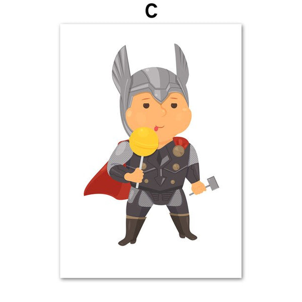 Super Hero Batman Wall Art Canvas Painting Nordic Posters And Prints Cartoon Wall Pictures For Living Room Kids Room Home Decor