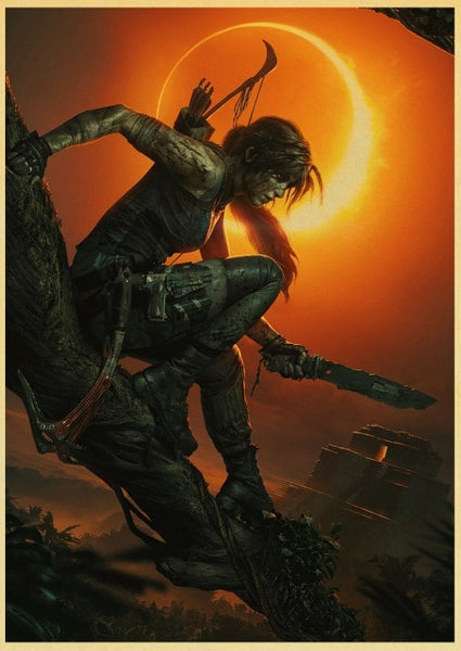 Classic Game Retro Poster Vinatge Wall Decoration Good Quality Printed Wall Painting Home Room Art Wall Posters