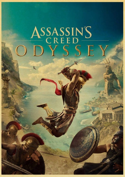 Classic Game Retro Poster Vinatge Wall Decoration Good Quality Printed Wall Painting Home Room Art Wall Posters