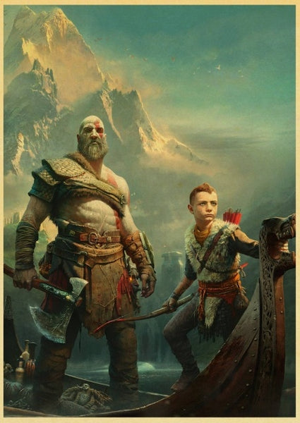 Classic Game Retro Poster Vinatge Wall Decoration Good Quality Printed Wall Painting Home Room Art Wall Posters