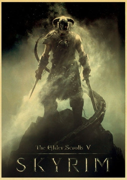 Classic Game Retro Poster Vinatge Wall Decoration Good Quality Printed Wall Painting Home Room Art Wall Posters