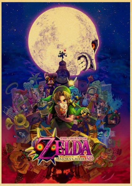 Classic Game Retro Poster Vinatge Wall Decoration Good Quality Printed Wall Painting Home Room Art Wall Posters