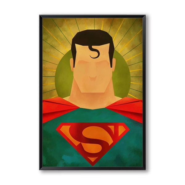 Elegant Poetry Superhero Avenger  Flash Cartoon Canvas Painting Art Print Poster Picture Wall Painting Home Decor