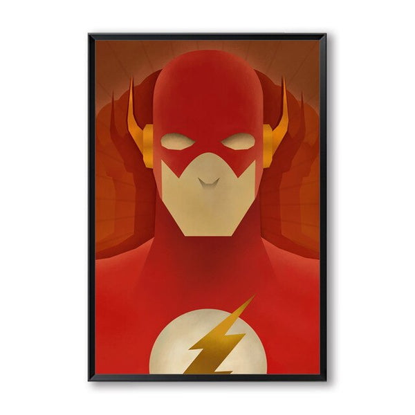 Elegant Poetry Superhero Avenger  Flash Cartoon Canvas Painting Art Print Poster Picture Wall Painting Home Decor