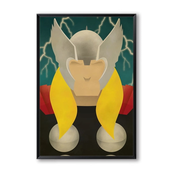 Elegant Poetry Superhero Avenger  Flash Cartoon Canvas Painting Art Print Poster Picture Wall Painting Home Decor