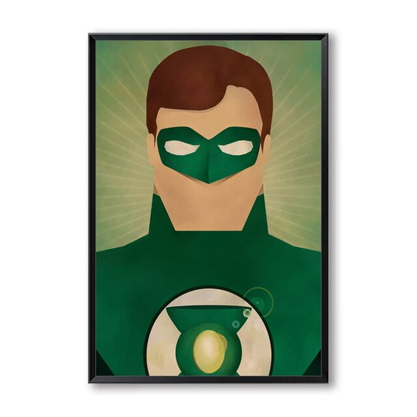 Elegant Poetry Superhero Avenger  Flash Cartoon Canvas Painting Art Print Poster Picture Wall Painting Home Decor