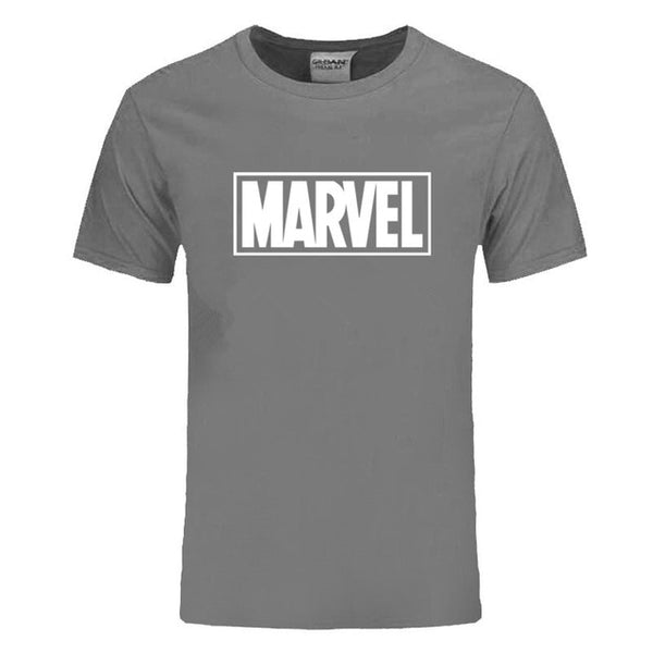 New Fashion Marvel Short Sleeve T-shirt Men Superhero print t shirt O-neck comic Marvel shirts tops men clothes Tee