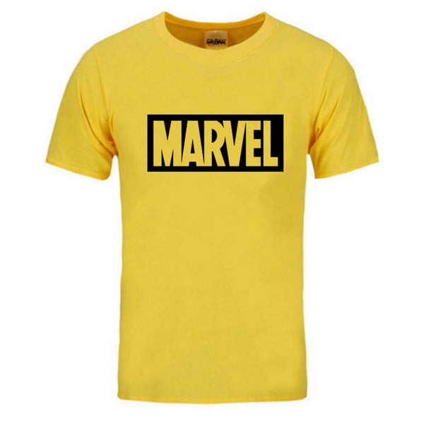 New Fashion Marvel Short Sleeve T-shirt Men Superhero print t shirt O-neck comic Marvel shirts tops men clothes Tee