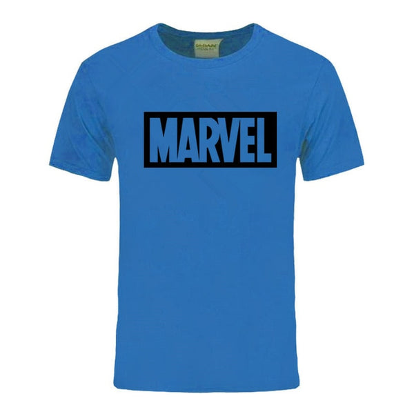 New Fashion Marvel Short Sleeve T-shirt Men Superhero print t shirt O-neck comic Marvel shirts tops men clothes Tee