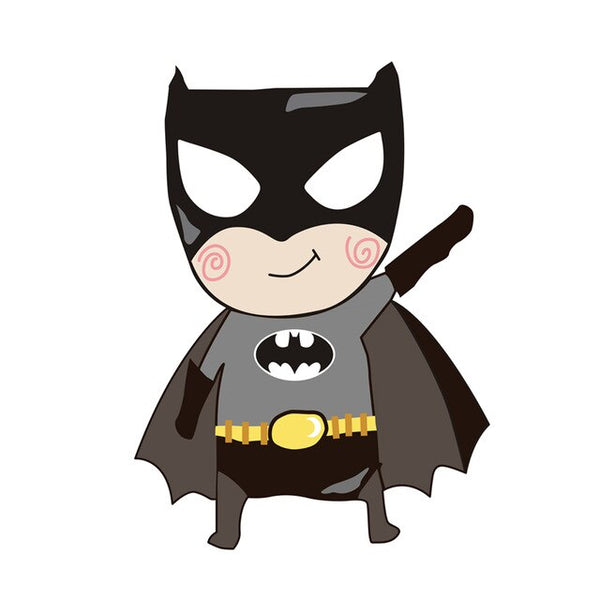 Classic Batman Logo Super Hero Canvas Painting ABC Alphabet Nursery Wall Art Posters Prints Pictures for Kids Room Home Decor