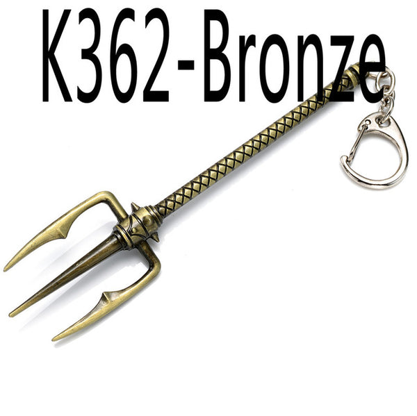 Fashion Game Jewelry Weapon LOL Keychain Tryndamere Keychain Weapon Model Keychain Game Knife Key Rings Jewelry Gift