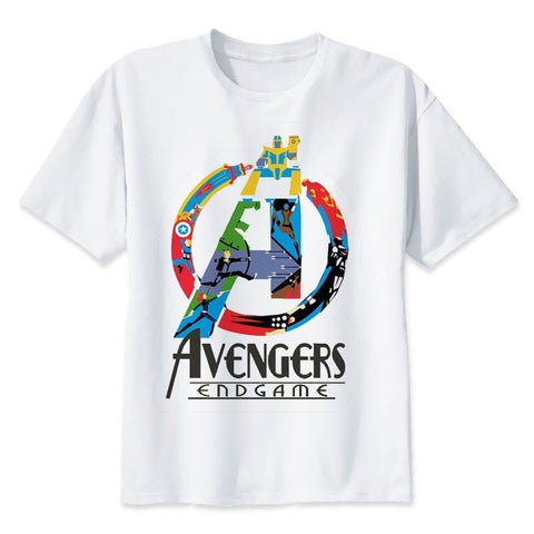 2019 Neweset Avengers Endgame T Shirt Men/women Ironman Captain America End Game Marvel T-shirt Superhero Custom TShirt Male