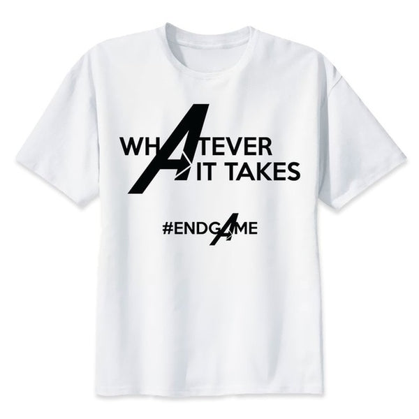 2019 Neweset Avengers Endgame T Shirt Men/women Ironman Captain America End Game Marvel T-shirt Superhero Custom TShirt Male