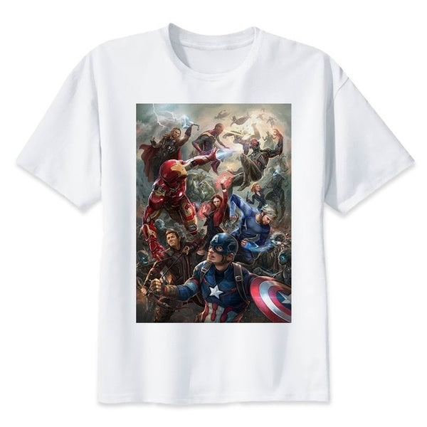 2019 Neweset Avengers Endgame T Shirt Men/women Ironman Captain America End Game Marvel T-shirt Superhero Custom TShirt Male