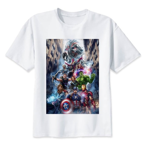 2019 Neweset Avengers Endgame T Shirt Men/women Ironman Captain America End Game Marvel T-shirt Superhero Custom TShirt Male
