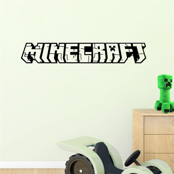 Cartoon Game Minecraft 3D Wall Stickers For Kids Rooms Mural Poster Home Decor Wall Decals Poster