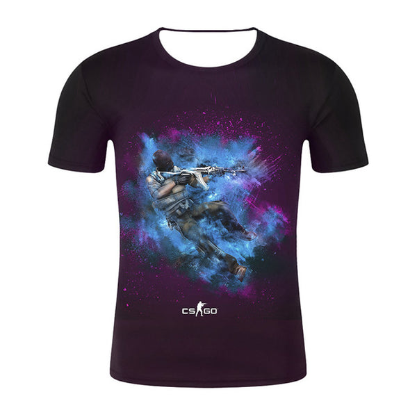 Top Quality Brand Clothing Funny 3D T-Shirt Tee CS GO Gamer T Shirt 2019 Hot Counter Strike Global Offensive CSGO Men Tshirt