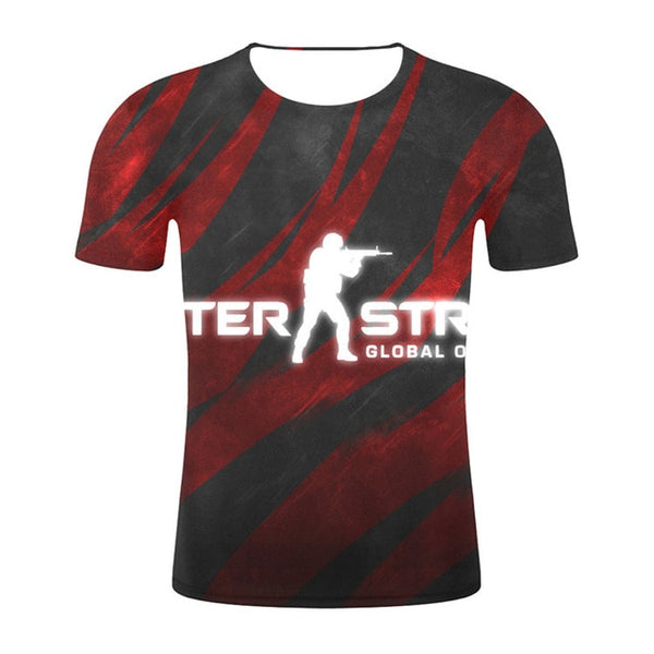 Top Quality Brand Clothing Funny 3D T-Shirt Tee CS GO Gamer T Shirt 2019 Hot Counter Strike Global Offensive CSGO Men Tshirt