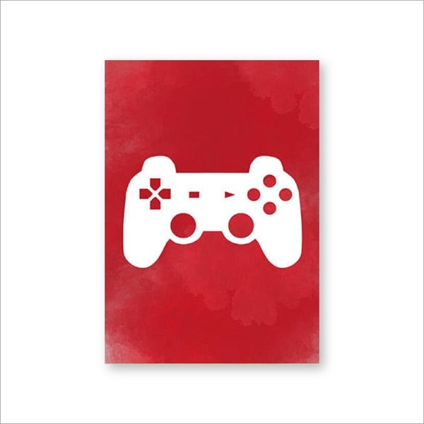 Video Game Wall Art Canvas Posters Prints Gaming Room Decor , Video Game Party Art Painting Pictures Boys Room Wall Decoration