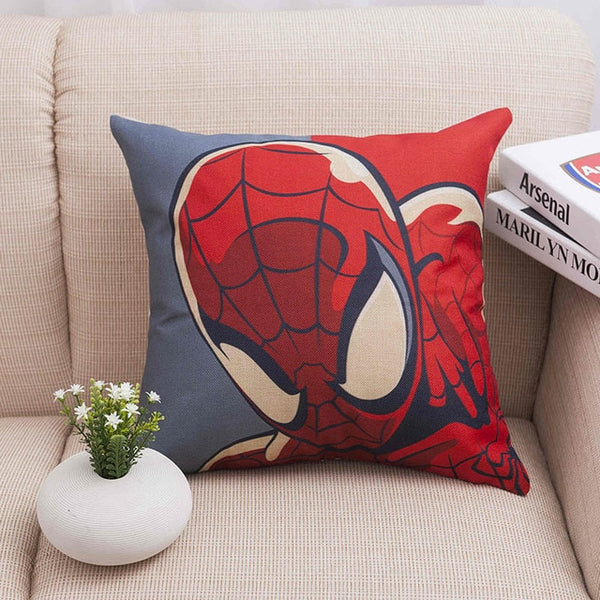 Fashion Super Heroes Spiderman Superman Printed Cushion Cover Captain America Decorative Sofa Car Chair Home Decor Pillow Case
