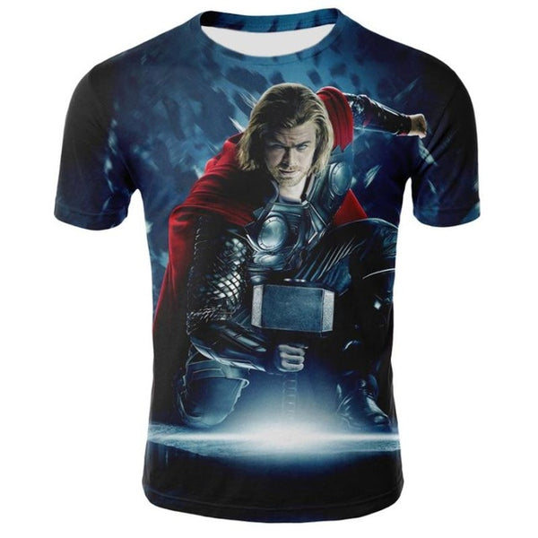 Marvel Avengers Iron Man 3D Print T-shirt