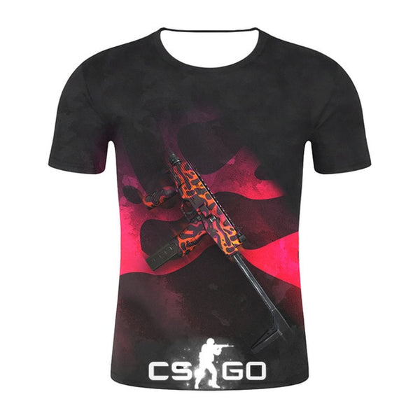 CSGO 3D Men T-shirt Top Quality Brand Clothing Funny T-Shirt Mens Tee 2019 Counter Strike Global Offensive CS GO Gamer T Shirt