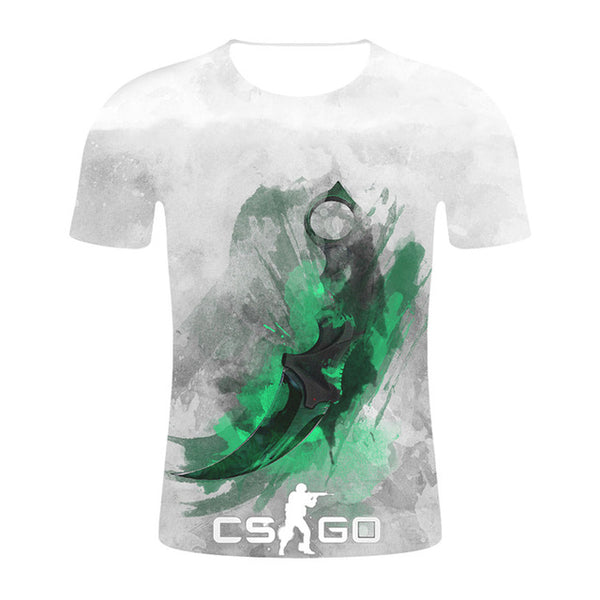 CSGO 3D Men T-shirt Top Quality Brand Clothing Funny T-Shirt Mens Tee 2019 Counter Strike Global Offensive CS GO Gamer T Shirt