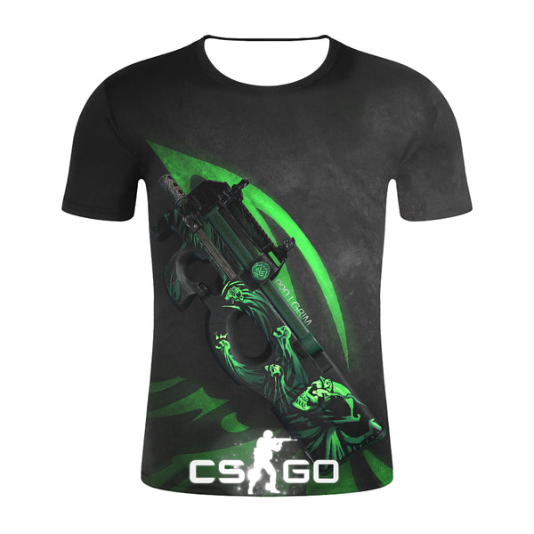 CS GO Gamer T Shirt 2019 Hot Counter Strike Global Offensive CSGO Men Tshirt Top Quality Brand Clothing Funny 3D T-Shirt Tee