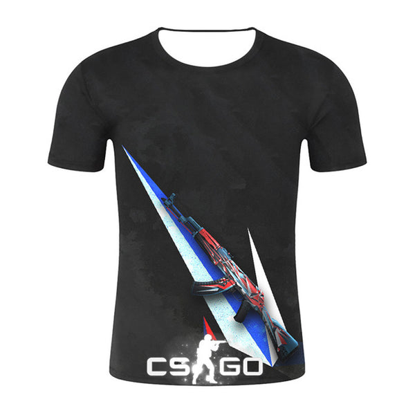 CS GO Gamer T Shirt 2019 Hot Counter Strike Global Offensive CSGO Men Tshirt Top Quality Brand Clothing Funny 3D T-Shirt Tee
