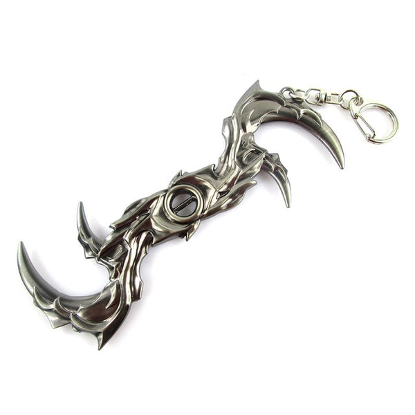 Bsarai LOL Glorious Executioner Draven Soul Reaper sword axe Model Key Chain Ring