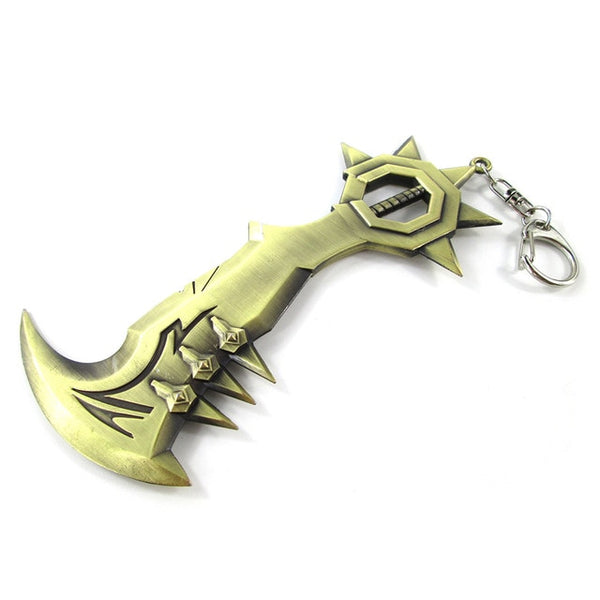 Bsarai LOL Glorious Executioner Draven Soul Reaper sword axe Model Key Chain Ring